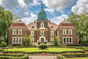 Sielhof in Neuharlingersiel, East Frisia, Lower Saxony, Germany