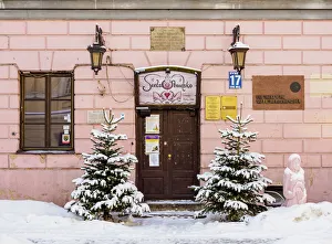 Lublin Voivodeship Prints: Sielsko Anielsko Restaurant, Rynek 17, Henryk Wieniawski virtuoso vilolinist birthplace