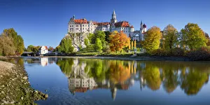 Sigmaringen Castle in Autumn, Baden-Wurttemberg, Germany