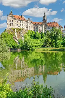 Background People Prints: Sigmaringen Castle, Upper Danube Nature Park