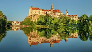 Background People Prints: Sigmaringen Castle, Upper Danube Nature Park