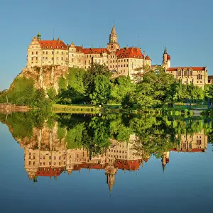 Background People Prints: Sigmaringen Castle, Upper Danube Nature Park