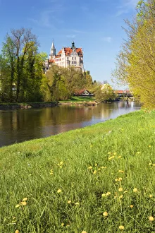 Swabian Jura Prints: Sigmaringen Castle, Upper Danube nature park Park