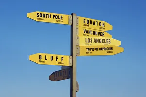 Signpost - New Zealand, North Island, Northland, Far North, Cape Reinga
