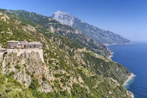 Simonopetra monastery, Simonos Petra, Mount Athos, Athos peninsula, Greece