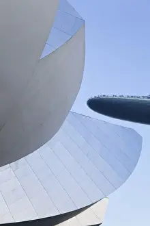 Singapore, Art Science Museum and Marina Bay Sands Skydeck, Marina Bay