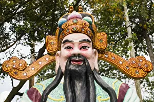 Images Dated 23rd October 2015: Singapore, Haw Par Villa, formerly known as Tiger Balm Gardens, Chinese-themed statue