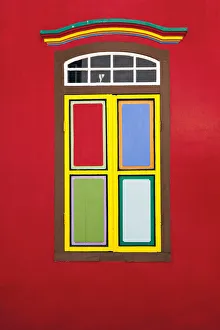 Singapore, Little India, Colourful Heritage Villa, once the residence of Tan Teng Niah