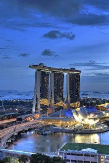 Singapore, Marina Bay Sands Hotel and Skypark