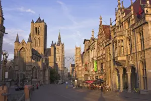 Sint Niklskerk (left) & Sint Baafs Kathedraal (Centre) Ghent