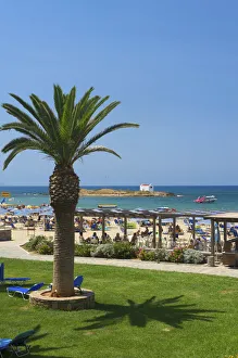 Sea Shore Prints: Sirens Hotel at Malia Beach, Crete, Greece