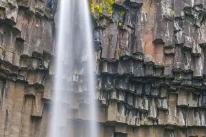 Svartifoss Prints: Skaftafell national park, southern Iceland. Svartifoss waterfall
