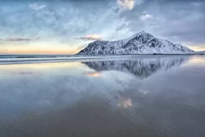 Skagsanden beach, Flakstad - Lofoten Islands, Norway