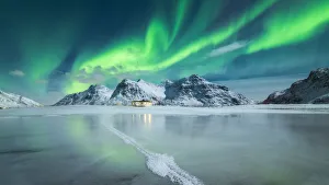 Lofoten Prints: Skagsanden beach, Lofoten Islands, Norway