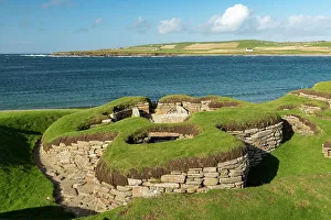 Mainland Prints: Skara Brae Prehistoric Village on Mainland, Orkney, Scotland. Autumn (October) 2022