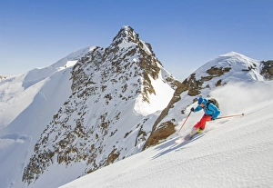 Sport Gallery: Ski mountaneering, Forni glacier, Italy, Alps