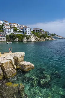 Images Dated 30th June 2022: Skiathos Town, Skiathos, Sporade Islands, Greece