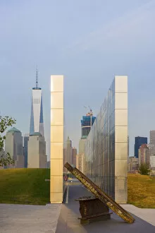 Images Dated 2nd February 2017: Empty skies 9 / 11 memorial in Libery state park, New York, USA