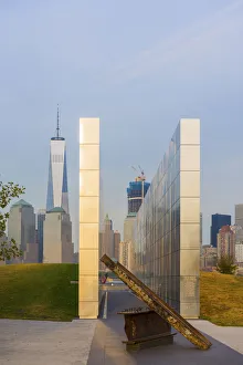 Images Dated 2nd February 2017: Empty skies 9 / 11 memorial in Libery state park, New York, USA