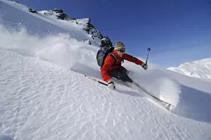 Skiing, Kelchsau, Tyrol, Austria (MR)