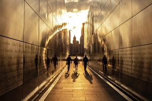 Jersey City Prints: Empty Sky Memorial with Manhattan in the background