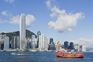 Images Dated 6th November 2009: Skyline of Central, Hong Kong Island, from Victoria Harbour, Hong Kong, China, Asia