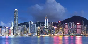 Images Dated 18th November 2016: Skyline of Hong Kong Island, Hong Kong, China