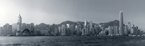 Images Dated 18th February 2008: Skyline of Hong Kong Island from Kowloon, Hong Kong, China