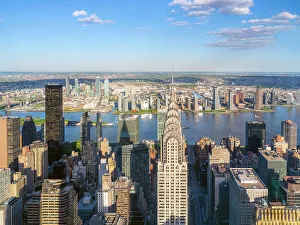Chrysler Building Prints: Skyline of Manhattan Midtown, Manhattan, New York City, USA