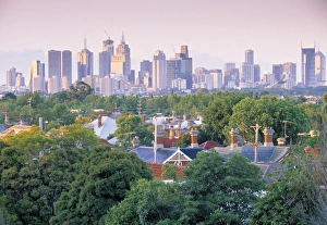Suburbs Prints: Skyline, Melbourne