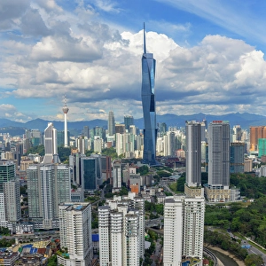 Merdeka 118 Prints: Skyline with Merdeka 118 skyscraper