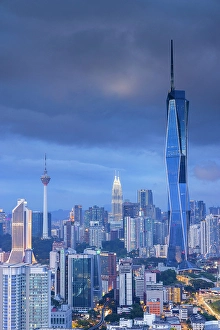 Merdeka 118 Prints: Skyline with Merdeka 118 skyscraper