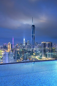 Merdeka 118 Prints: Skyline with Merdeka 118 skyscraper