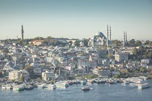 Sultanahmet Prints: Skyline of Sultanahmet and the Golden Horn, Istanbul, Turkey