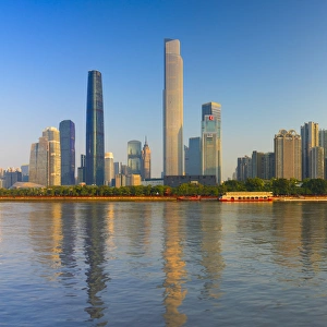 Images Dated 12th February 2017: Skyline of Tianhe, Guangzhou, Guangdong, China