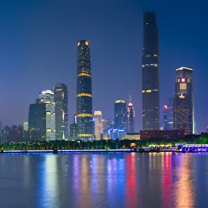 Skyline of Tianhe, Guangzhou, Guangdong, China