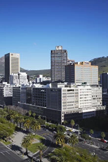 Images Dated 13th October 2010: Skyscrapers on Adderley Street, City Bowl, Cape Town, Western Cape, South Africa