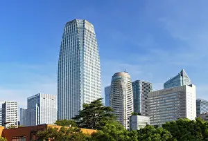 Business District Prints: Skyscrapers of Minato, Tokyo, Japan