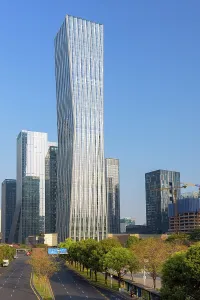 Business District Prints: Skyscrapers at Shenzhen Bay, Shenzhen, Guangdong, China
