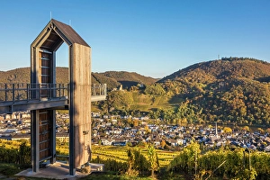 Bernkastel Prints: Skywalk Kurpark in the vineyards above Kues
