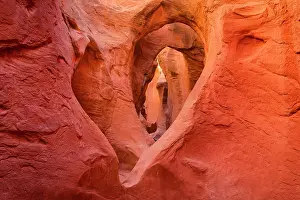 Desolate Prints: Slot canyon at Dry Fork Coyote Gulch in Grand Staircase-Escalante National Monument