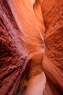 Desolate Prints: Slot canyon at Dry Fork Coyote Gulch in Grand Staircase-Escalante National Monument