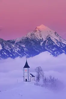 Catholicism Prints: Slovenia, Jamnik, Church of St