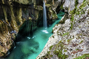 Soca Valley Prints: Slovenia, Triglav National Park, Soca valley, Soca river