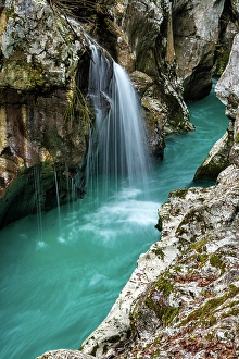South East Europe Prints: Slovenia, Triglav National Park, Soca valley, Soca river