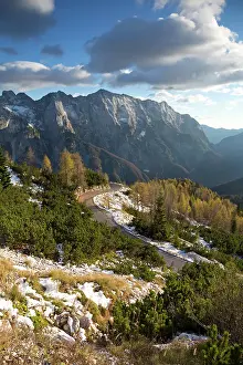 Tim Mannakee Prints: Slovenia; Triglav National Park; Julian Alps; autumn colours in the mountains of the Julian Alps