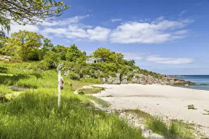 Bornholm Prints: Small bay at Listed on Bornholm, Denmark