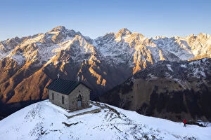 small church at the top of the Manina Pass, between Scalve Valley and Seriana Valley