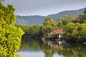 Small river on the island of Ko Kut, nr. Ko Chang, Thailand