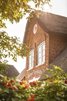 Small tea room in Keitum, Sylt, Schleswig-Holstein, Germany